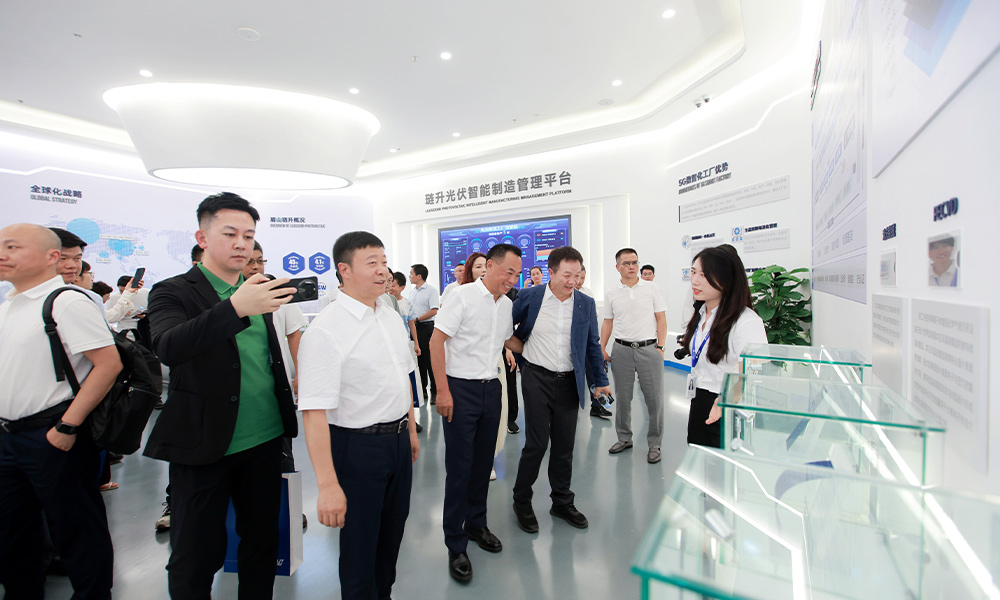 喜报：琏升光伏8GW异质结电池片项目正式投产！